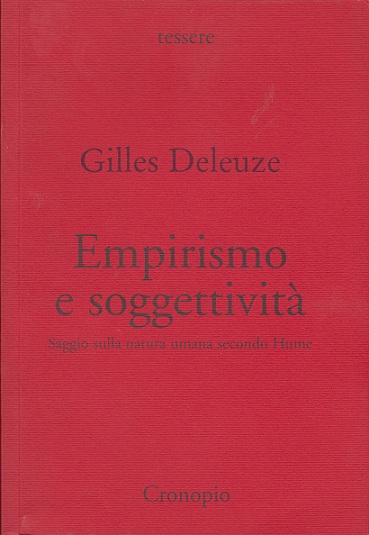 Empirismo e soggettività. Saggio sulla natura umana secondo Hume