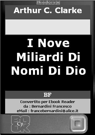 I Nove Miliardi Di Nomi Di Dio