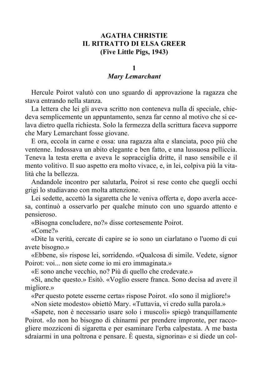 Il Ritratto Di Elsa Greer