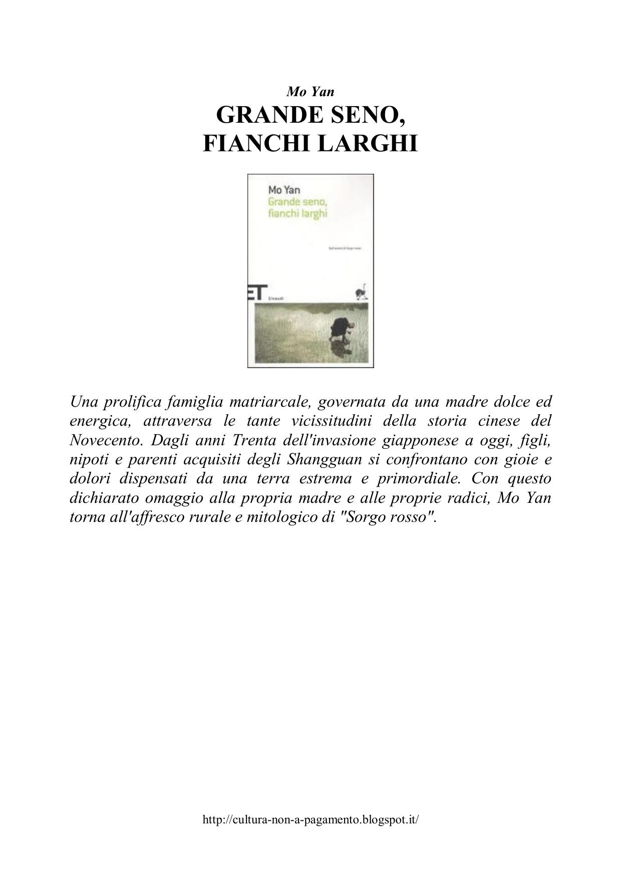 Grande seno, fianchi larghi