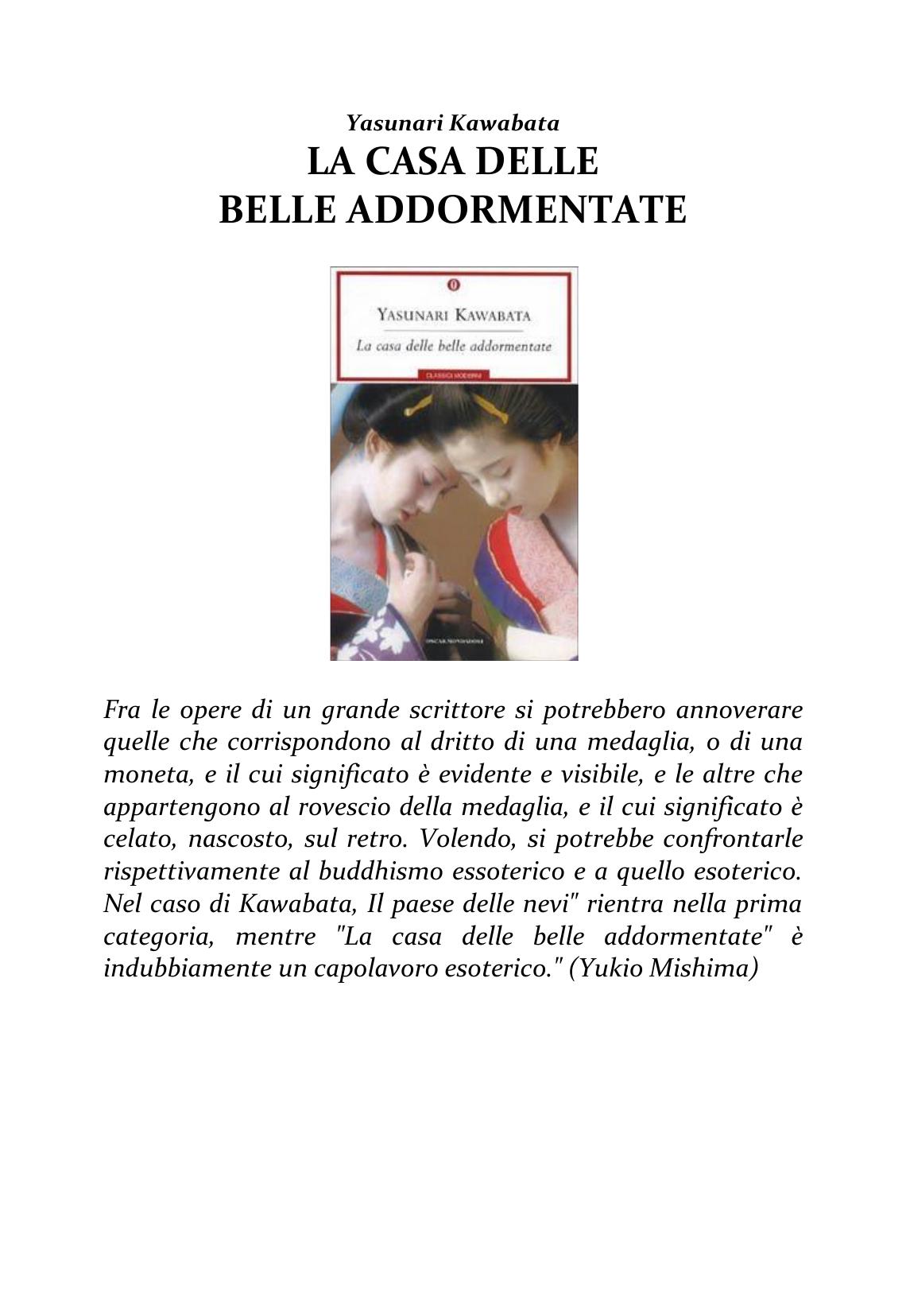 La casa delle belle addormentate