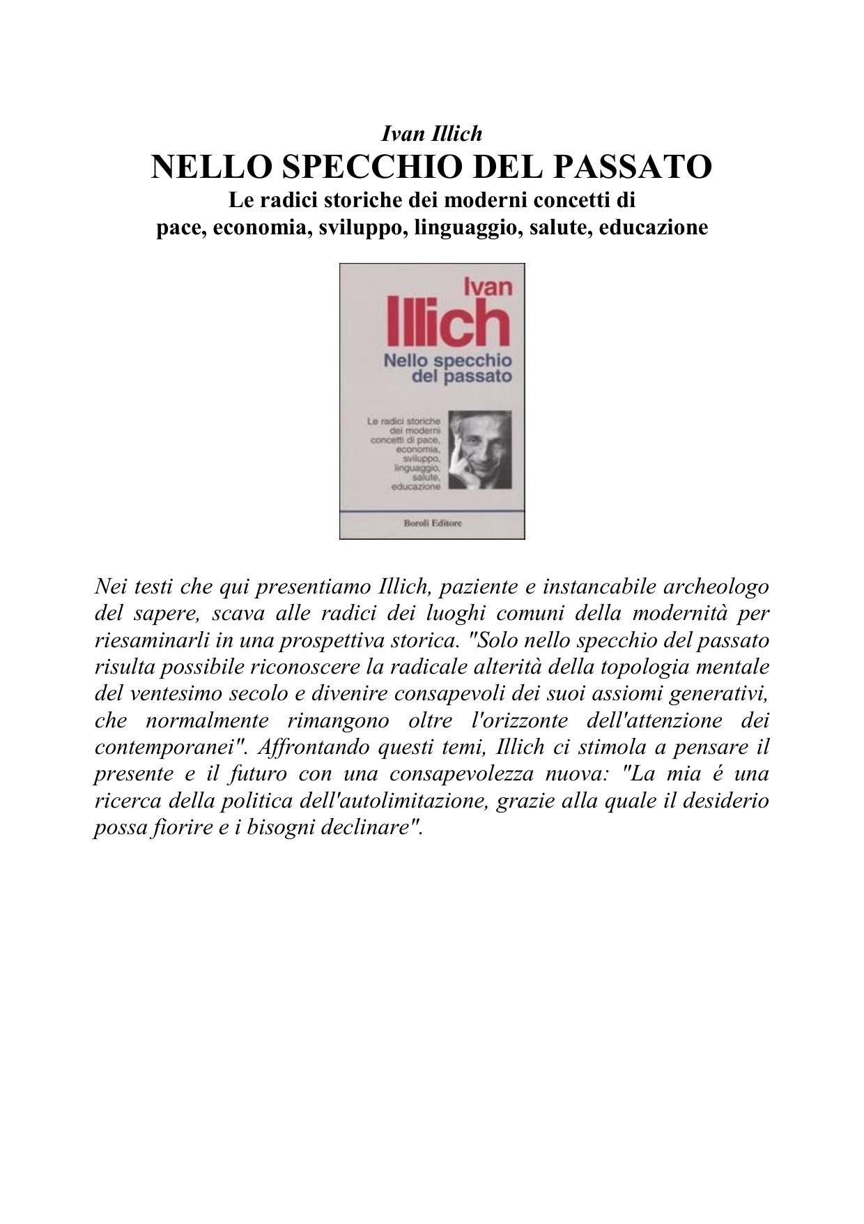 Nello specchio del passato