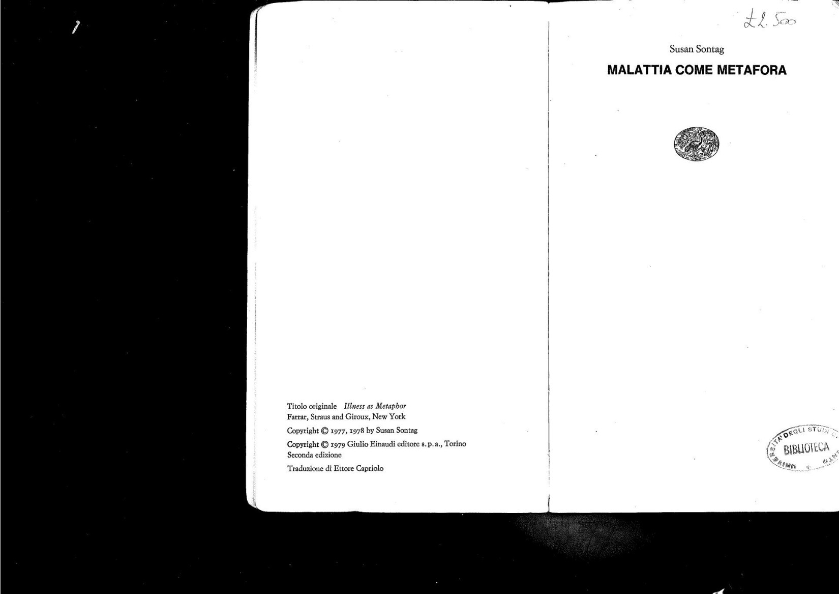 Malattia come metafora