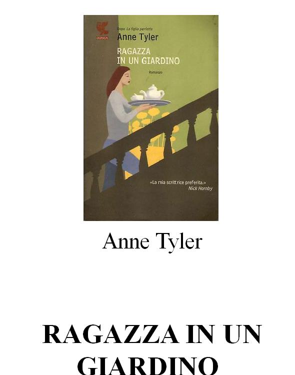 Ragazza in un giardino