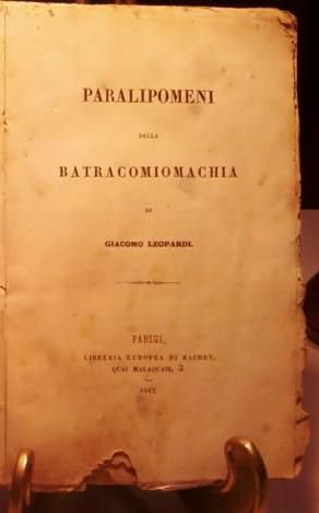 Paralipomeni della Batracomiomachia