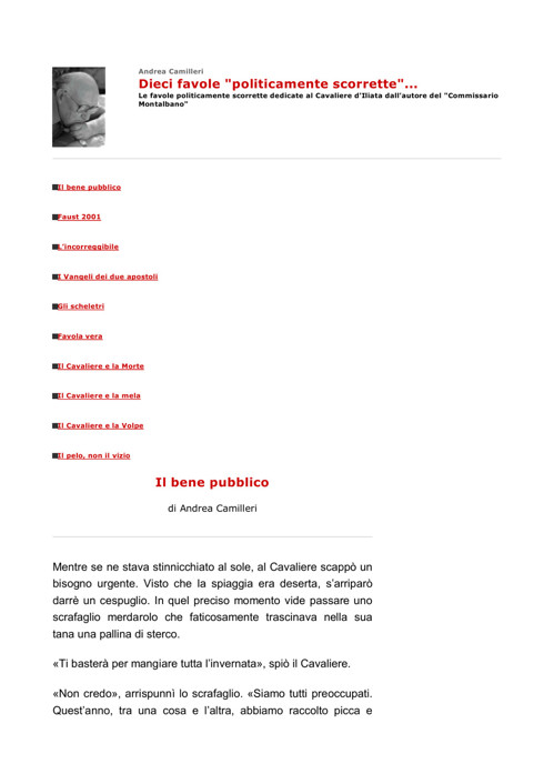 Dieci Favole Politicamente Scorrette