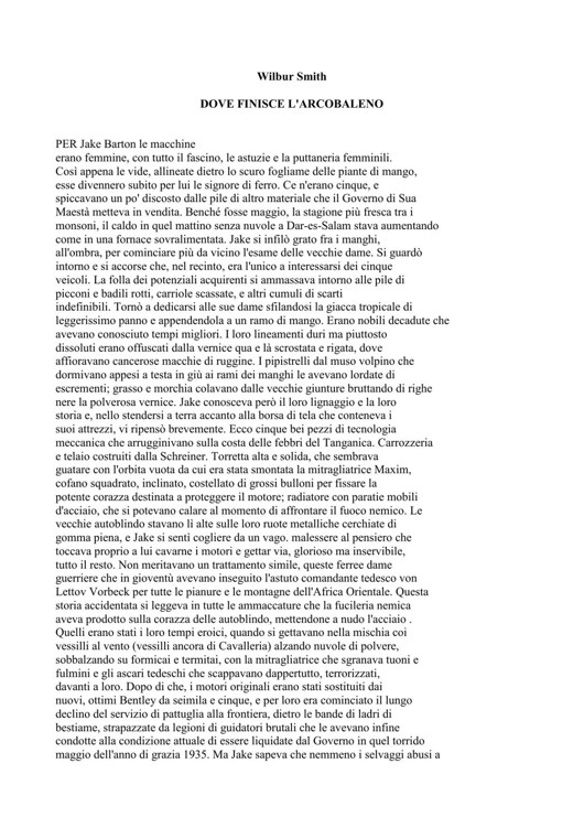 Dove finisce l' arcobaleno