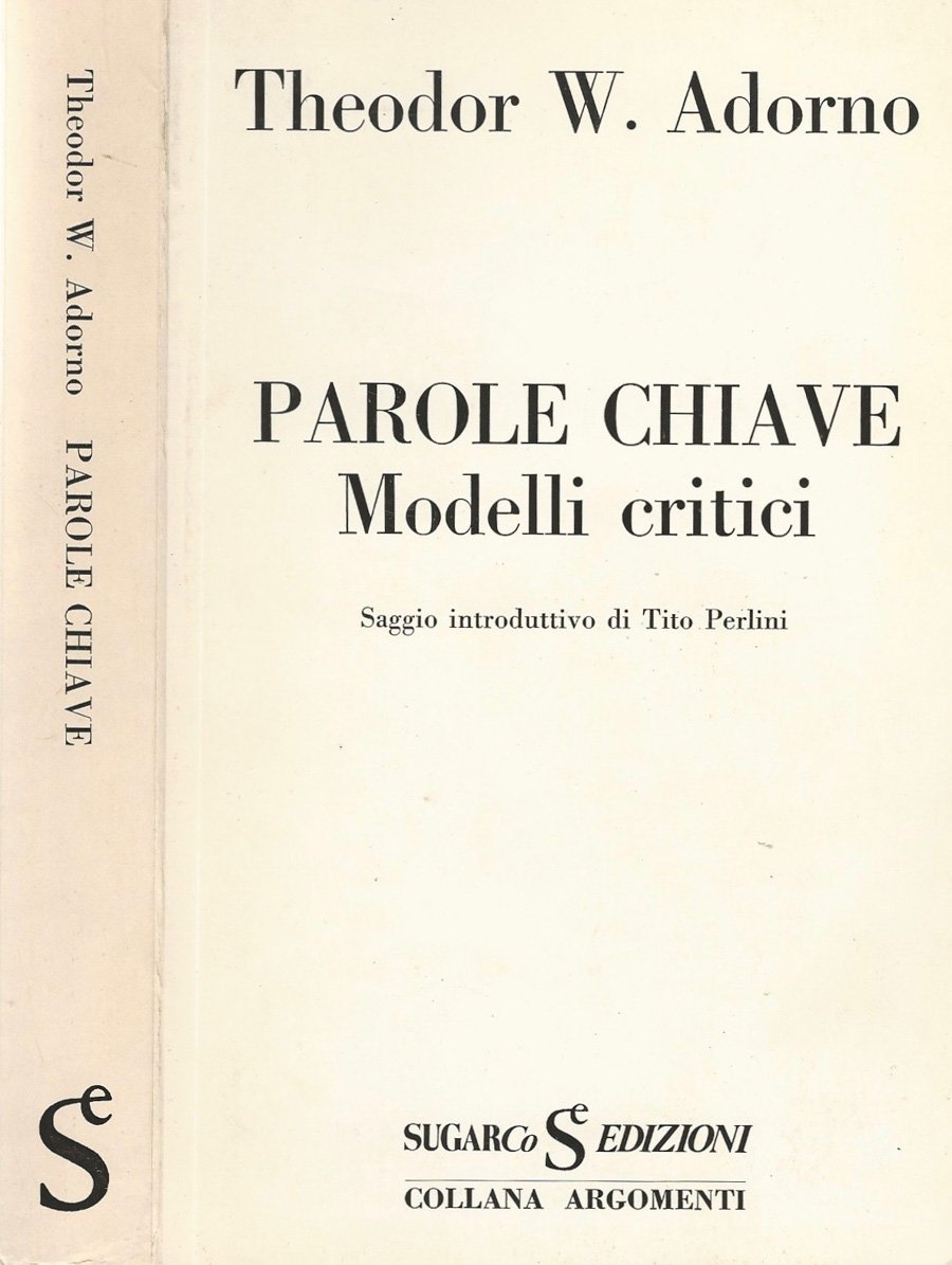 Parole chiave: modelli critici