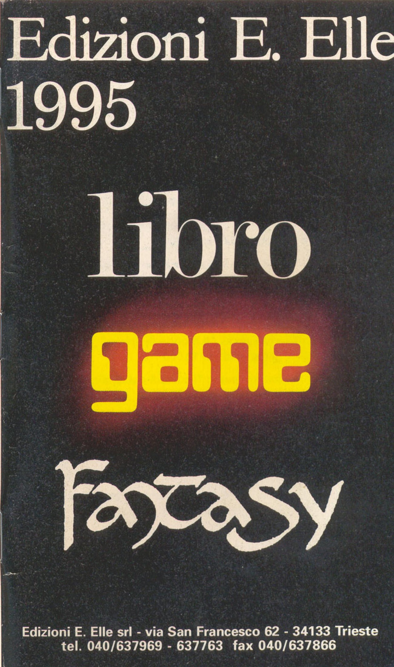 Catalogo Librogame 1995