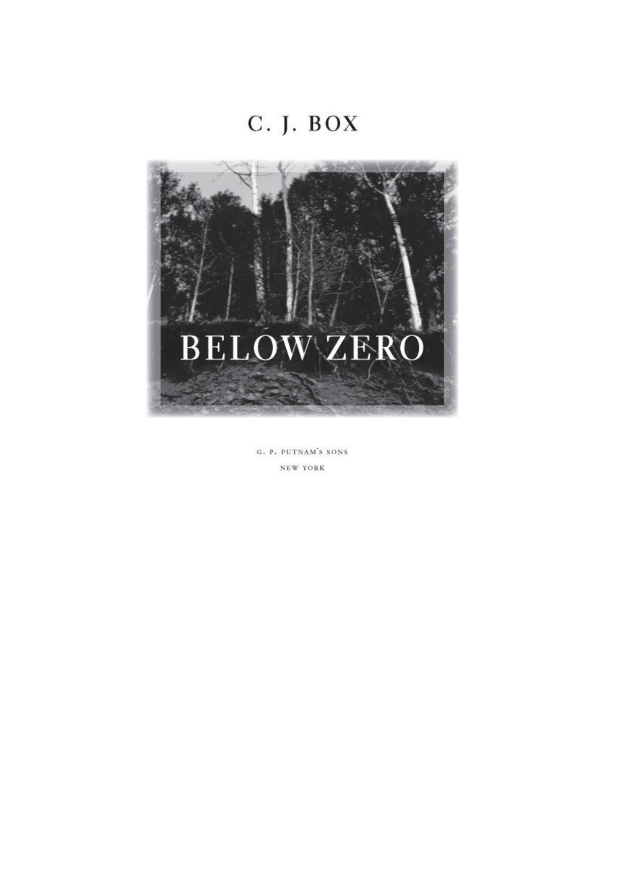 Below Zero