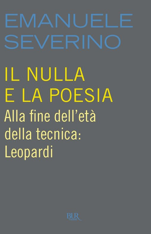 Il nulla e la poesia