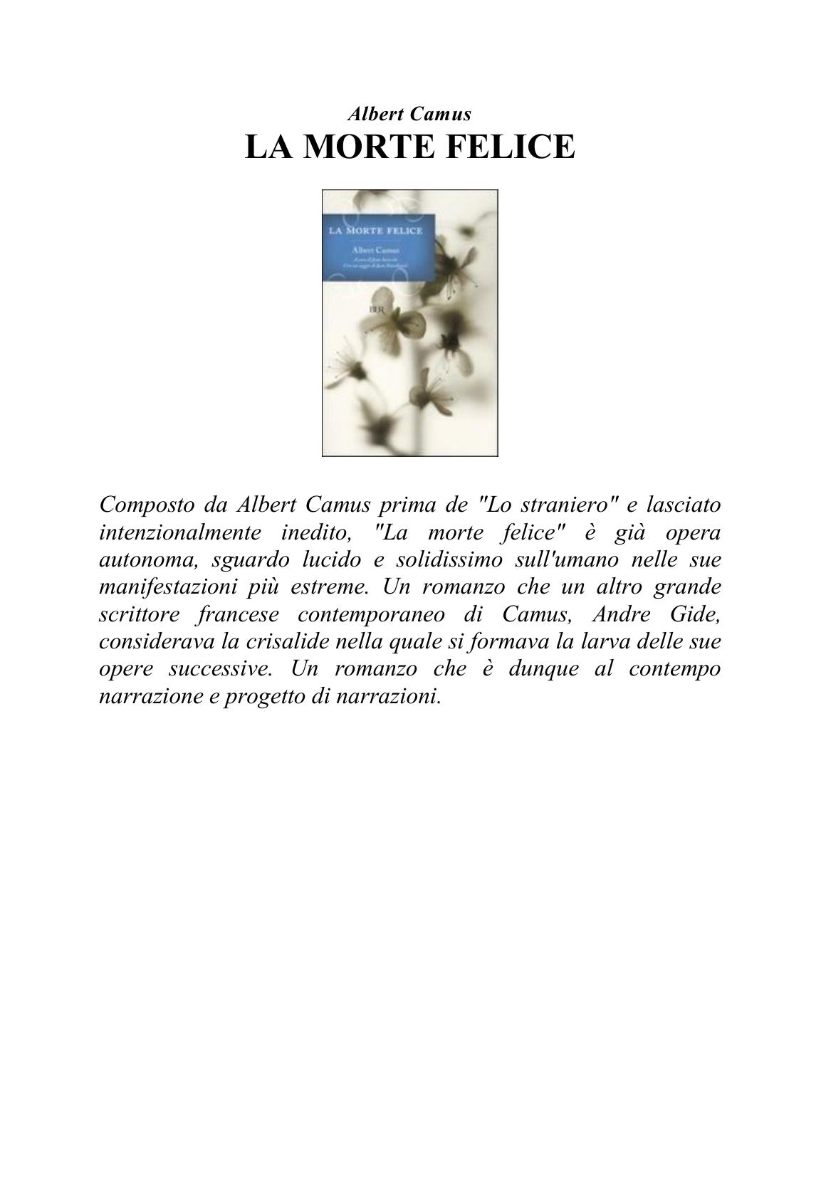 La morte felice