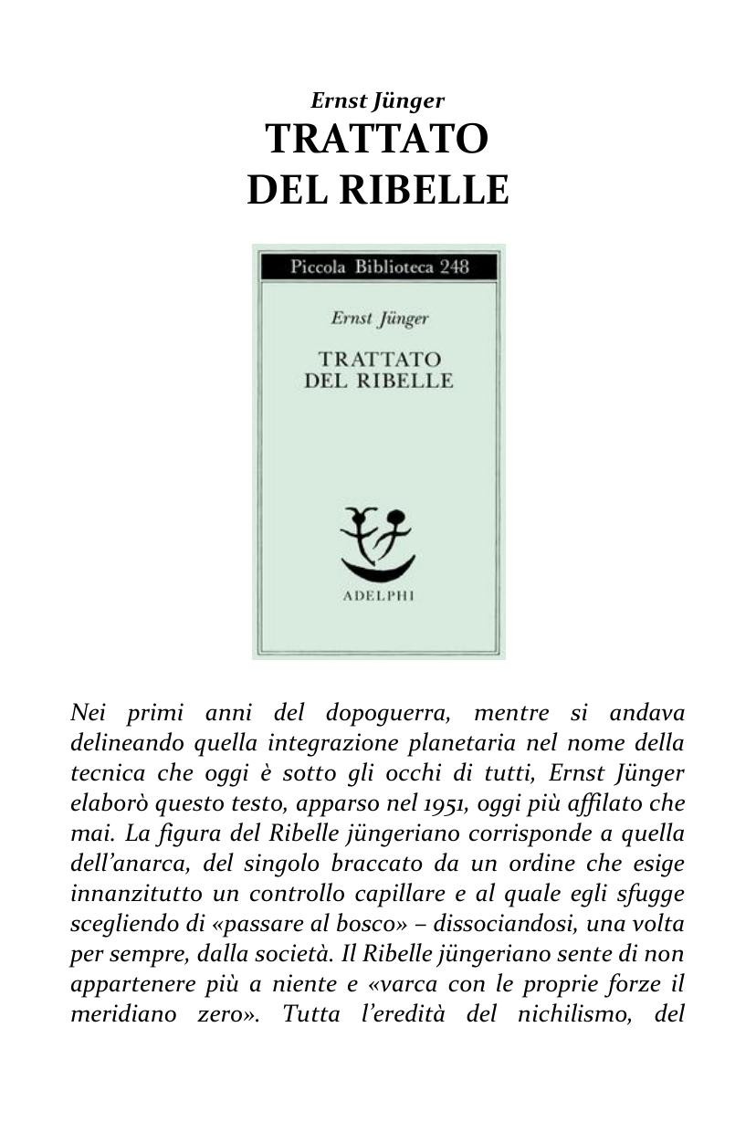 Trattato del ribelle