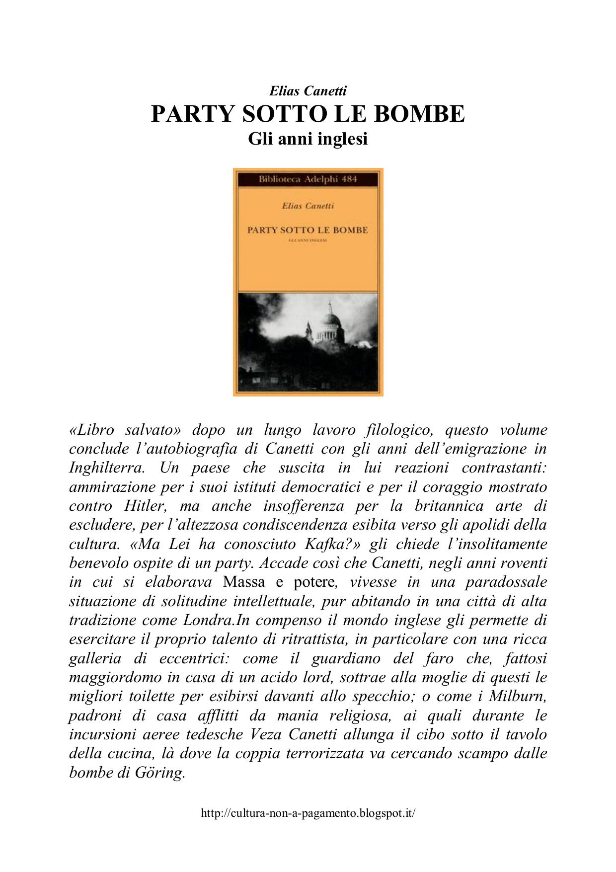 Party sotto le bombe