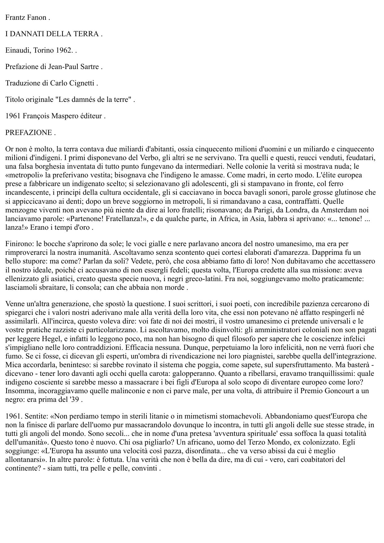 I dannati della terra