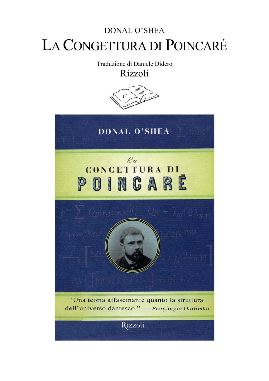La congettura di Poincaré