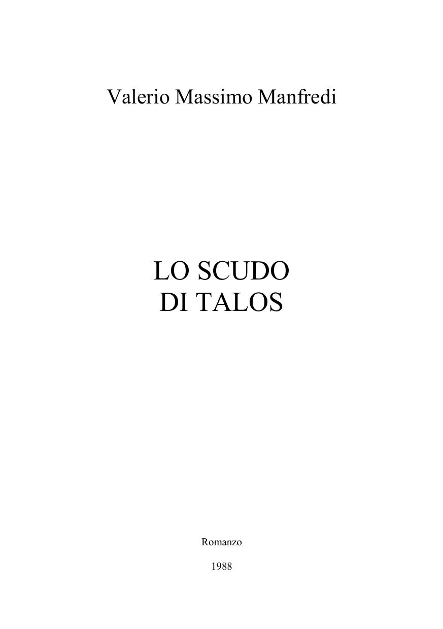 Lo Scudo Di Talos